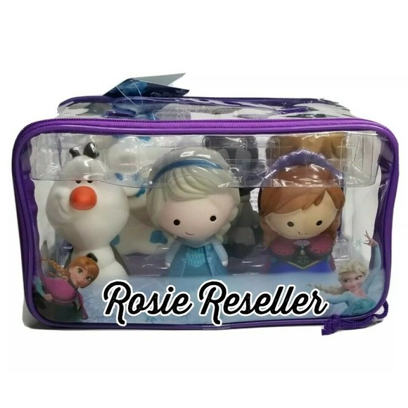 disney store frozen bath toy set